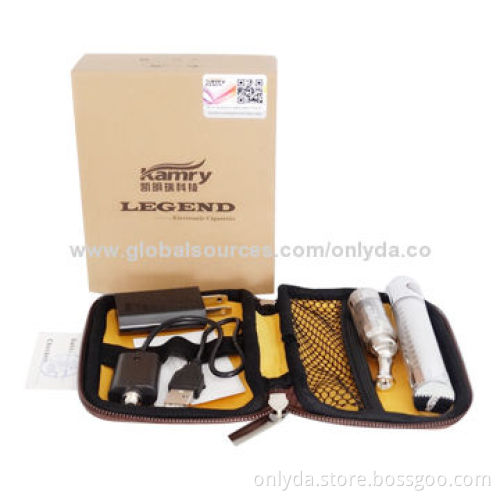 Dual-heating Coils Huge Vapor Electronic Cigarette Atomizers, Colorful Light, 1,300mAh Battery